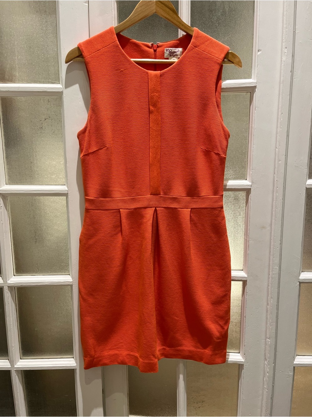 Original Penguin Bright Orange Sleeveless Mini Dress
